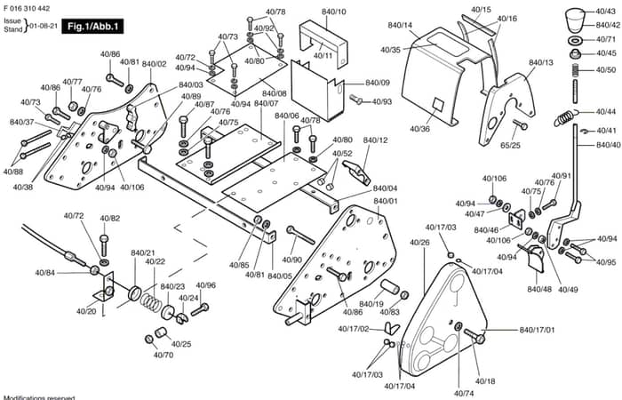 Atco Royale 20 IC - F016310442 - Main Assembly