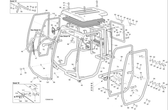 Hayter Cab For R314 - 954S - Main Cab