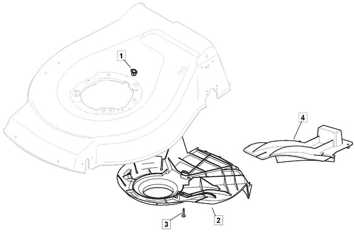 S461R PD - 2016-2018 - 299489043/M16 - Mountfield Rotary Mower Belt Protection Diagram
