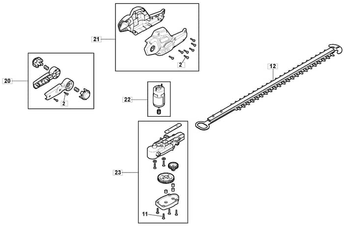 MMT 20 Li Kit - 2021-2022 - 271724103/M21 - Mountfield Brushcutter Hedge Trimmer Diagram
