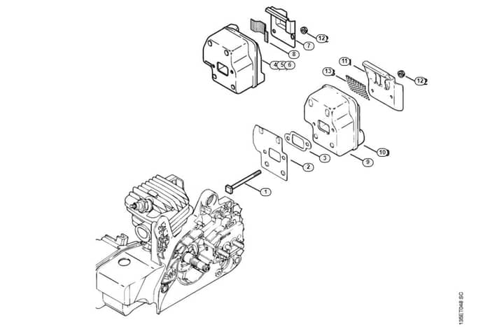 Stihl 021 Muffler - J-Group