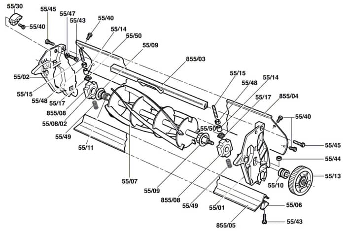 Atco Balmoral 14SK - 3616C07A71 - Cutter Assembly