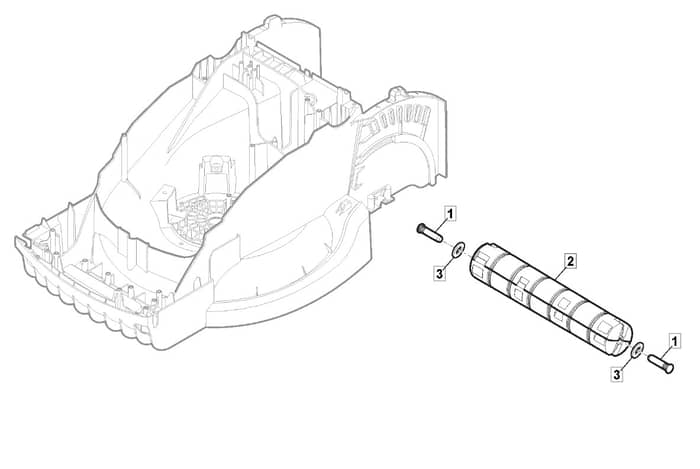 PRINCESS 38 Li - 2019-2020 - 294383063/M19 - Mountfield Rotary Mower Roller Diagram