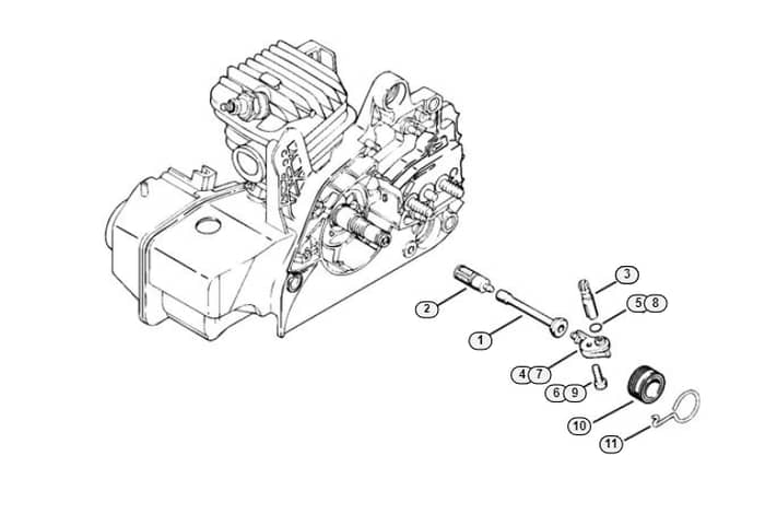 Stihl 023 L Oil Pump - F-Group