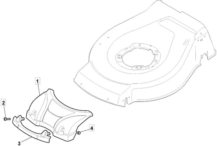 HW512 PD 4S - 2010-2011 - 299537833/M10 - Mountfield Rotary Mower Mask Diagram