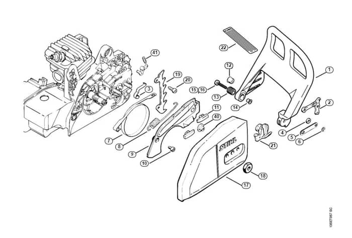 Stihl 021 Chain Brake - H-Group