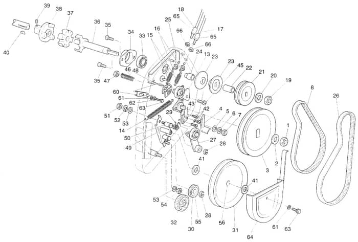 Atco Balmoral 20S - 001969A Onwards - Drive Assembly