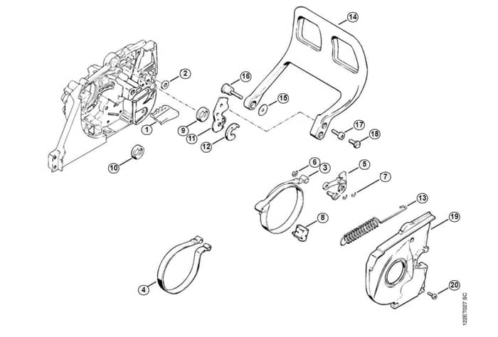 Stihl 048 Inertia Chain Brake - J-Group