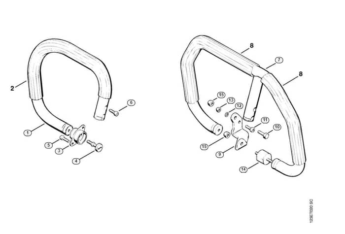 Stihl 056 Handle Bar - O-Group