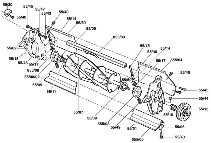 Atco Balmoral 20SE - F016309642 - Cutter Assembly