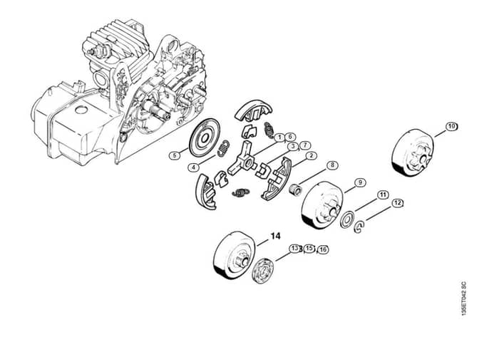 Stihl 023 Clutch - G-Group