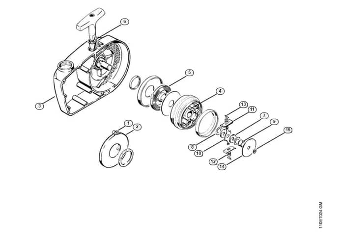 Stihl 041 Aveq Rewind Starter - H-Group