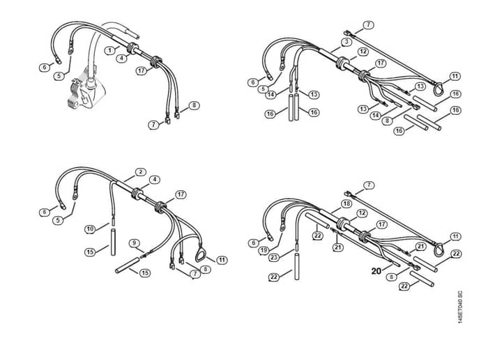 Stihl 046 Wvh Wiring Harness - G-Group