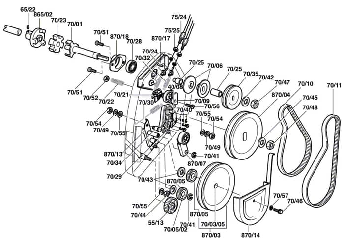 Atco Balmoral 20S - 3616C09A71 - Drive Assembly