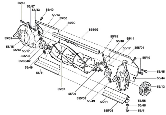 Atco Balmoral 14S - F016307242 - Cutter Assembly