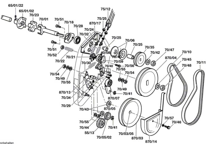 Atco Balmoral 14S - F016307242 - Drive Assembly