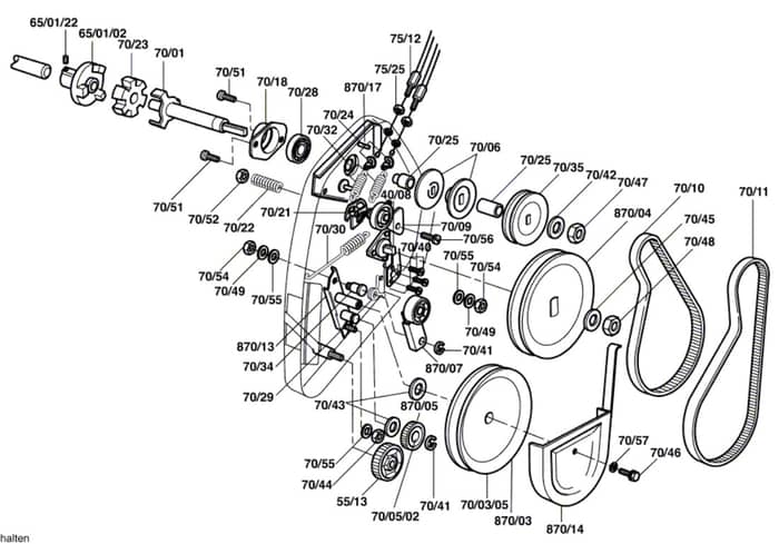 Atco Balmoral 17S - F016308042 - Drive Assembly