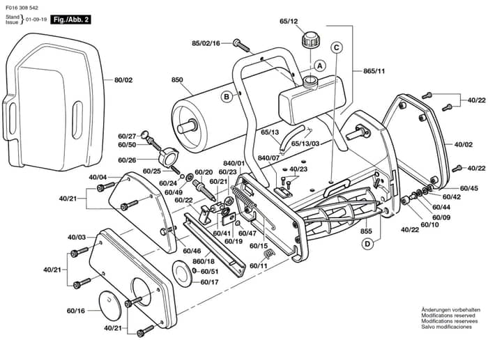 Atco Balmoral 17S - F016308542 - Main Assembly