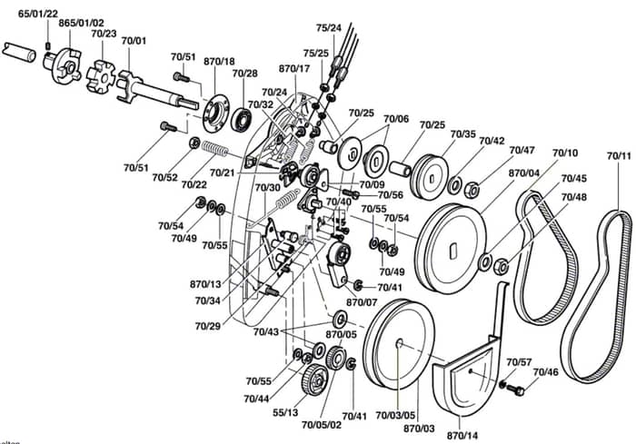 Atco Balmoral 17SE - F016308942 - Drive Assembly