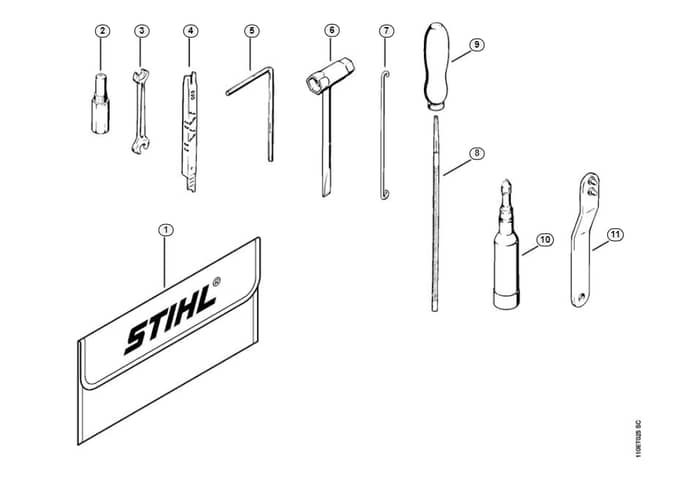 Stihl 041 Aveq Tools, Extras - M-Group