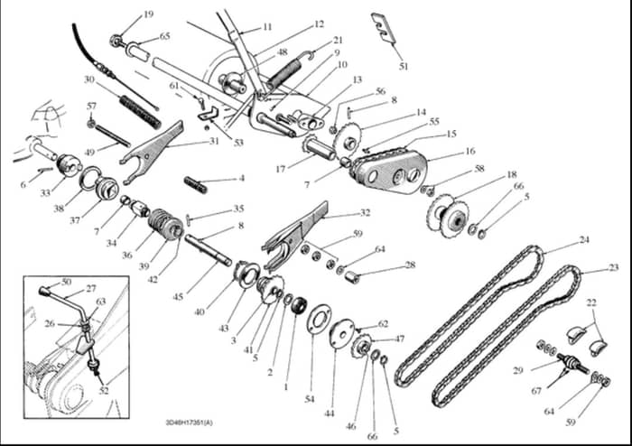 Hayter Harrier 19 - 046 (046-H17351 - 046-H19350) - Transmission Assembly