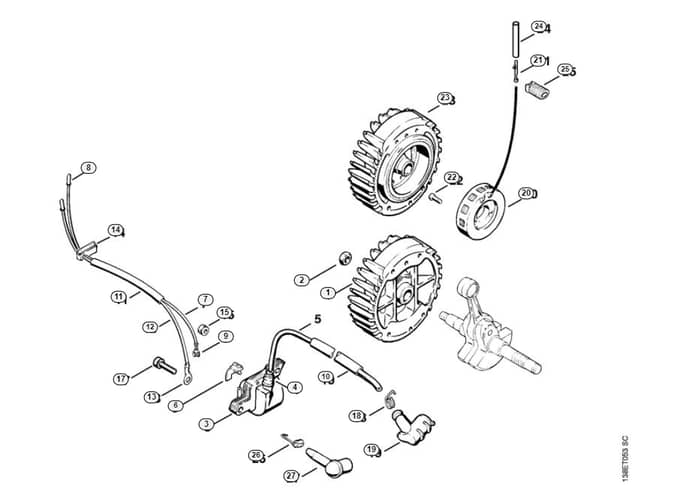 Stihl 036 Wvh Ignition System - F-Group
