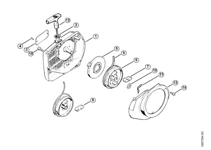 Stihl 048 Av Rewind Starter - F-Group