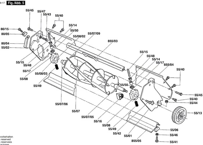 Atco Balmoral 20S - F016309042 - Cutter Assembly