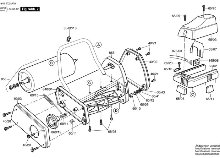 Atco Windsor 12S - 3616C02A70 - Main Assembly