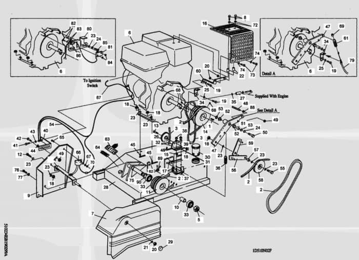 Hayter Condor Hydrostatic Drive - 510C (510C001001 - 510C099999) - Power Unit