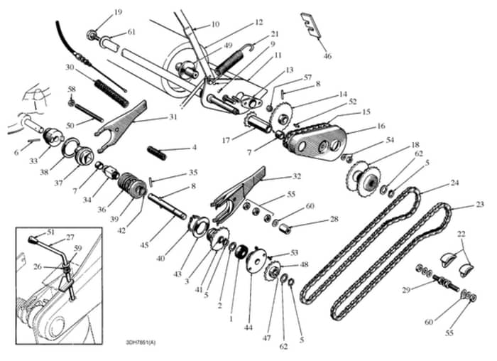 Hayter Harrier 19 - 046 (046-H07851 - 046-H17350) - Transmission Assembly