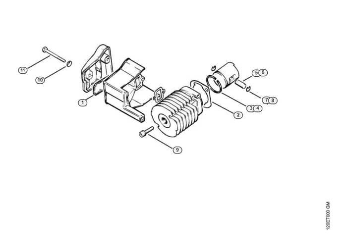 Stihl 010 Aveq Cylinder - D-Group
