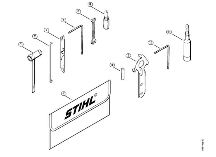 Stihl 045 Avse Tools, Extras - L-Group