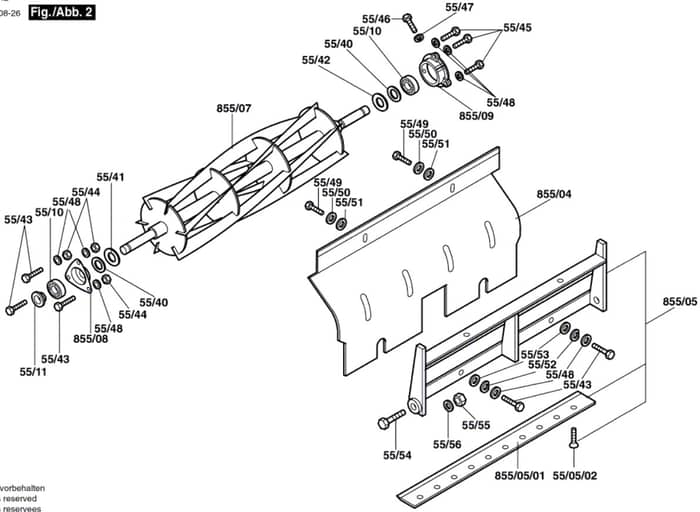 Atco Club 20 - F016312042 - Cutter Assembly