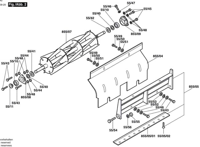 Atco Club 20 - F016312142 - Cutter Assembly