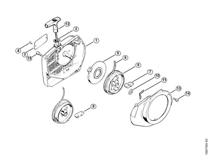 Stihl 048 W Rewind Starter - F-Group