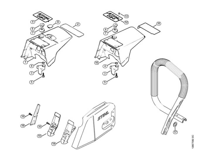 Stihl 034 Shroud - R-Group