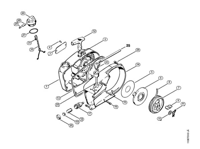 Stihl 041 Avfbq Rewind Starter - G-Group