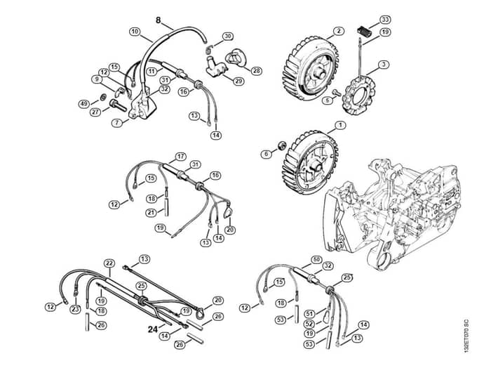 Stihl 044 Ignition System - F-Group