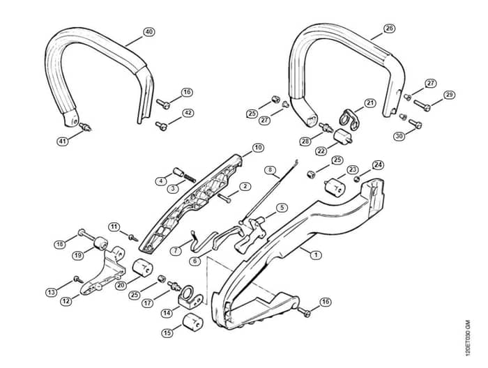 Stihl 010 Aveq Handle - Q-Group