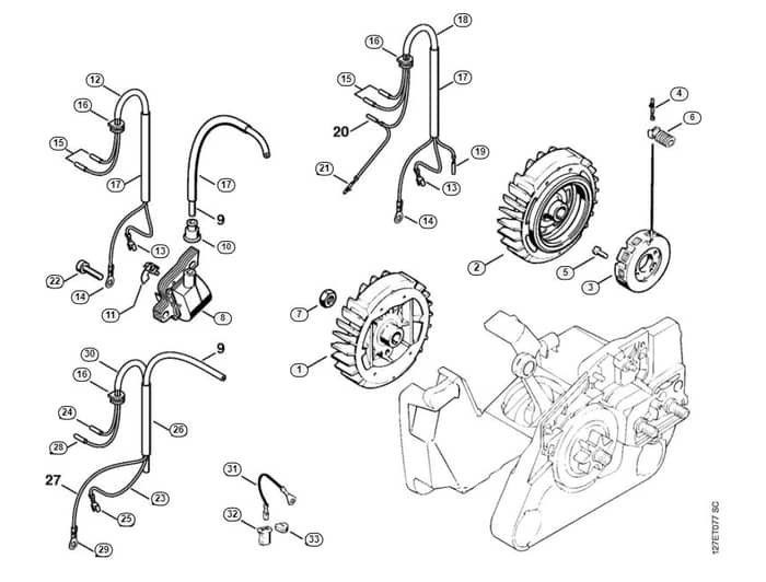 Stihl 024 Ignition System - E-Group