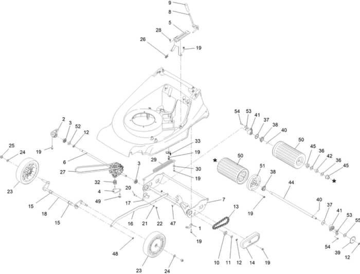 Hayter Harrier 48 Pro Autodrive FS - 479B (406000000 - 406999999) - Traction - Suspension - HOC