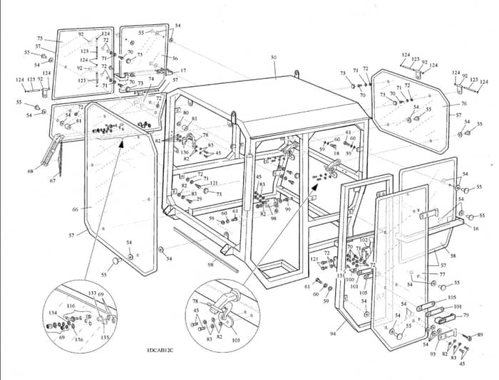 Hayter Cab For T44 - 929P - Main Cab