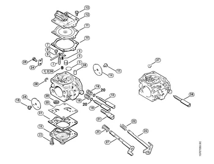 Stihl 066 W Carburetor - O-Group