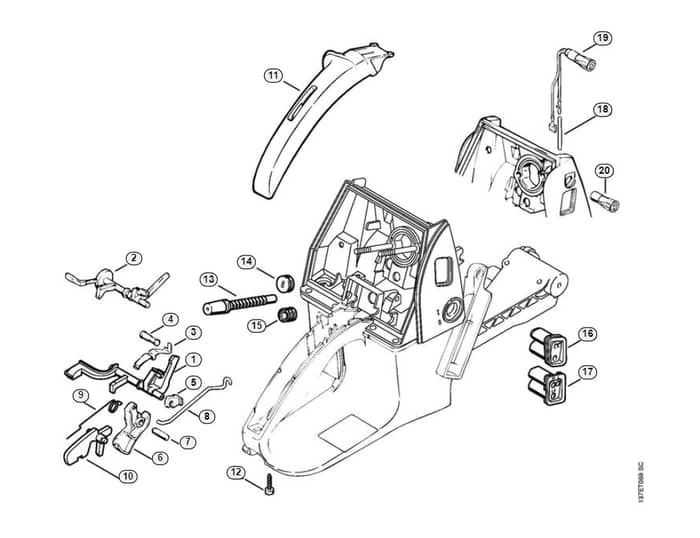 Stihl 066 Mr Throttle Control - L-Group