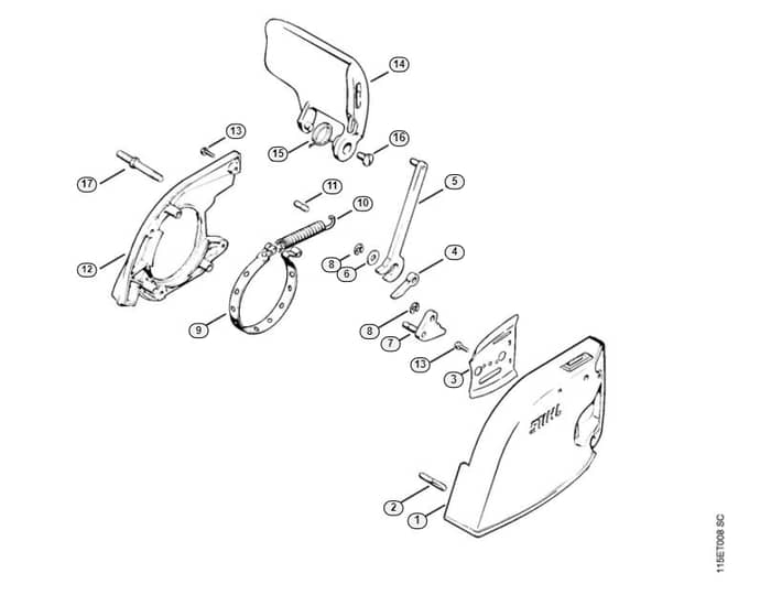 Stihl 045 Av Chain Brake - E-Group