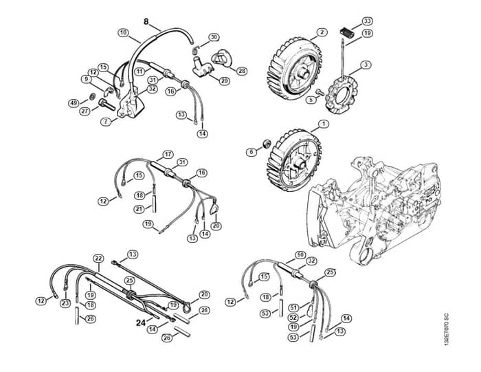 Stihl 044 C Ignition System - F-Group