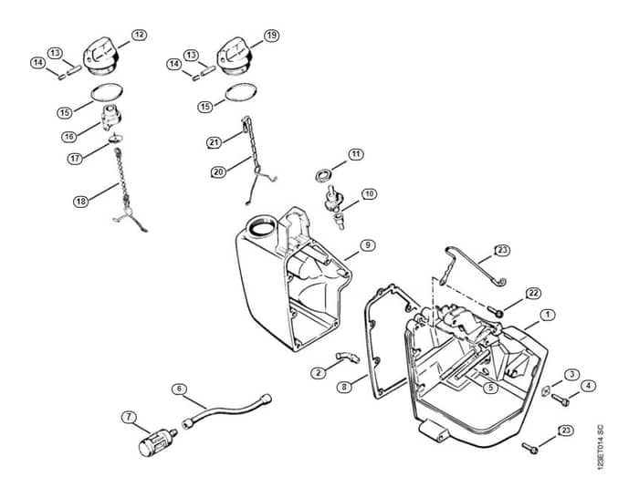 Stihl 056 Carburetor Box - J-Group