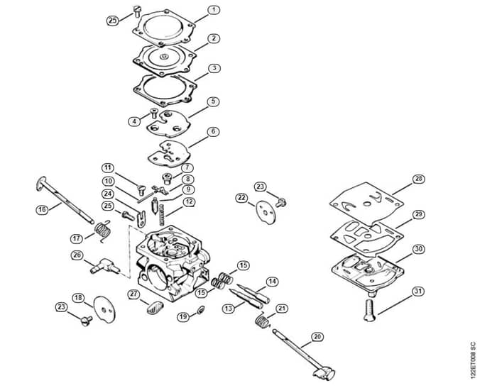 Stihl 048 Av Carburetor - E-Group