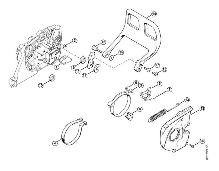 Stihl 048 Rs Inertia Chain Brake - J-Group